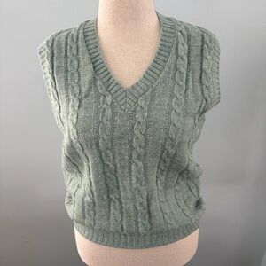 Vintage Wool The Country Squire Jantzen V-neck Fisherman Sweater Vest